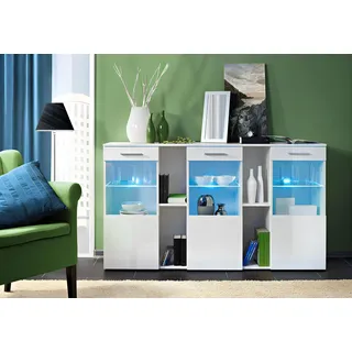 Wohnzimmer Kommode Luxus Sideboard Modern Designer Möbel Holz Neu - Weiß