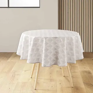 douceur d'intérieur Runde Tischdecke, Natürlich, Ø 180 cm