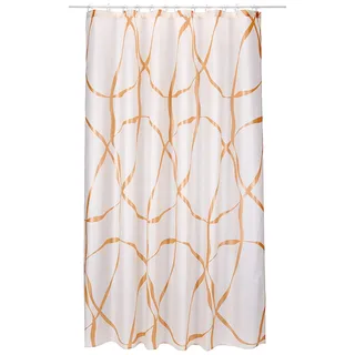 Spirella CORTINATEXTIL Ribbon Copper 180X200 1211796, weiß, Estandar