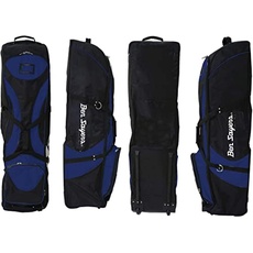 Ben Sayers Unisex – Erwachsene Deluxe Travel Cover Hüllen für Reisetaschen, Black/Blue, 125cm