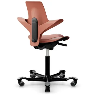 Bürodrehstuhl HÅG Capisco Puls HÅG schwarz, Designer Peter Opsvik, 87-115x55x47-54 cm