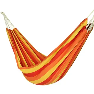 10T Balasso XL Hängematte 1 Mann Tuchhängematte 100% Baumwolle 220x110 inkl. Befestigung