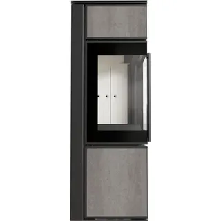 TORA/S 8 kW Ø 150 Quarzsinter Grau / Brennraum Weiß