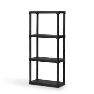 Artplast Tempo CD-Regal 133 x 60 x 30 cm Schwarz