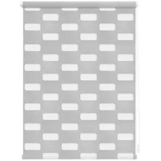Lichtblick Doppelrollo Klemmfix Arena 100 x 150 cm grau