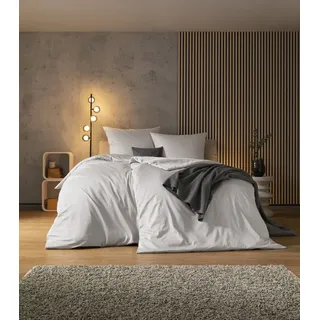 Estella Atelier Uni-Satin Platin 155 x 220 cm + 80 x 80 cm