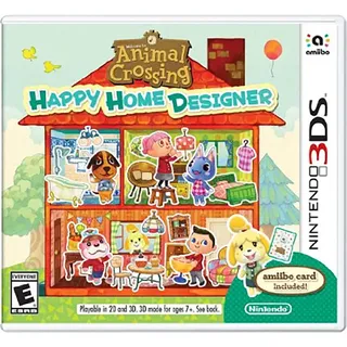 Nintendo Games 3ds Animal Crossing: Happy Home Designer+amiibo Canela Edveran - Multicolor