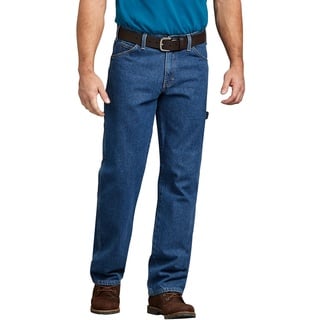 Dickies, Herren, Denim-Utility-Jeans, legere Passform, STONEWASHED INDIGOBLAU, 32W / 30L