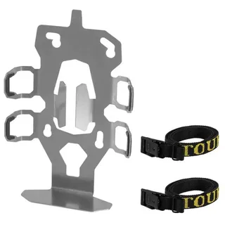 Touratech Zega Evo Doppel-flaschenhalter - Silver - One Size