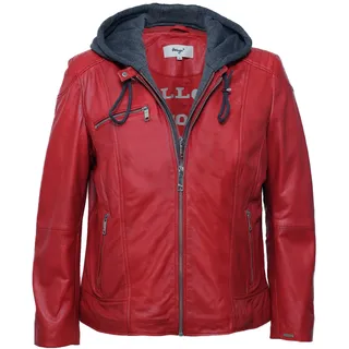 Maze Lederjacke »Lederjacke 42021318«, rot