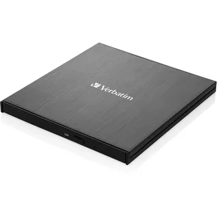 Verbatim Externer Slimline CD/DVD-Brenner, USB-C 3.0 (43886)