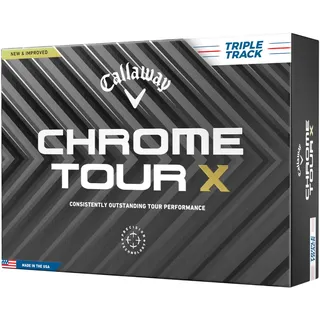 Callaway Chrome Tour X Premium Golfball 2024, Weiß