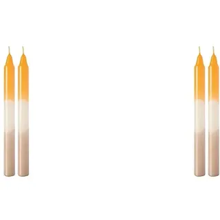 like. by Villeroy & Boch Like Home Stabkerze Apricot & Clay, 2x23 cm, 2 Stück, bunt (Packung mit 2)