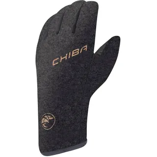 Chiba Unisex All Natural Light Handschuhe, Black, S