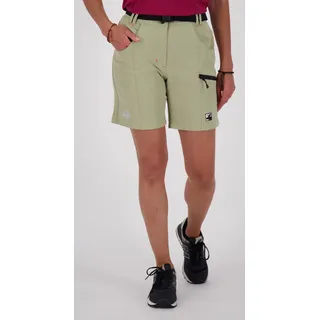 Bermudas DEPROC ACTIVE "KENORA Full Stretch Short & kurze Hose", Damen, Gr. 36/38 (M), Normalgrößen, beige (sand), Web, 95% Polyester. 5% Elasthan, regular fit ca. Mitte Oberschenkel, Hosen Bermudas, auch in Großen Größen erhältlich