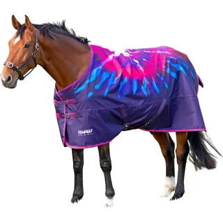 Tempest - "Original" Batik Pferdedecke ER1750 (160cm) (Marineblau/Pink) - Blau