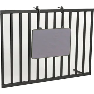 BEST Freizeitmöbel Gartentisch rechteckig 60,0 x 40,0 x 5,0 cm Anthrazit