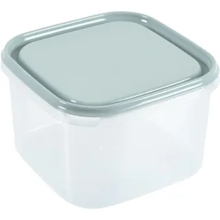 Homéa Essentiel, Vorratsdose, Kunststoff, 2,8 l, 19,5 x 19,5 x 12 cm, Frostblau