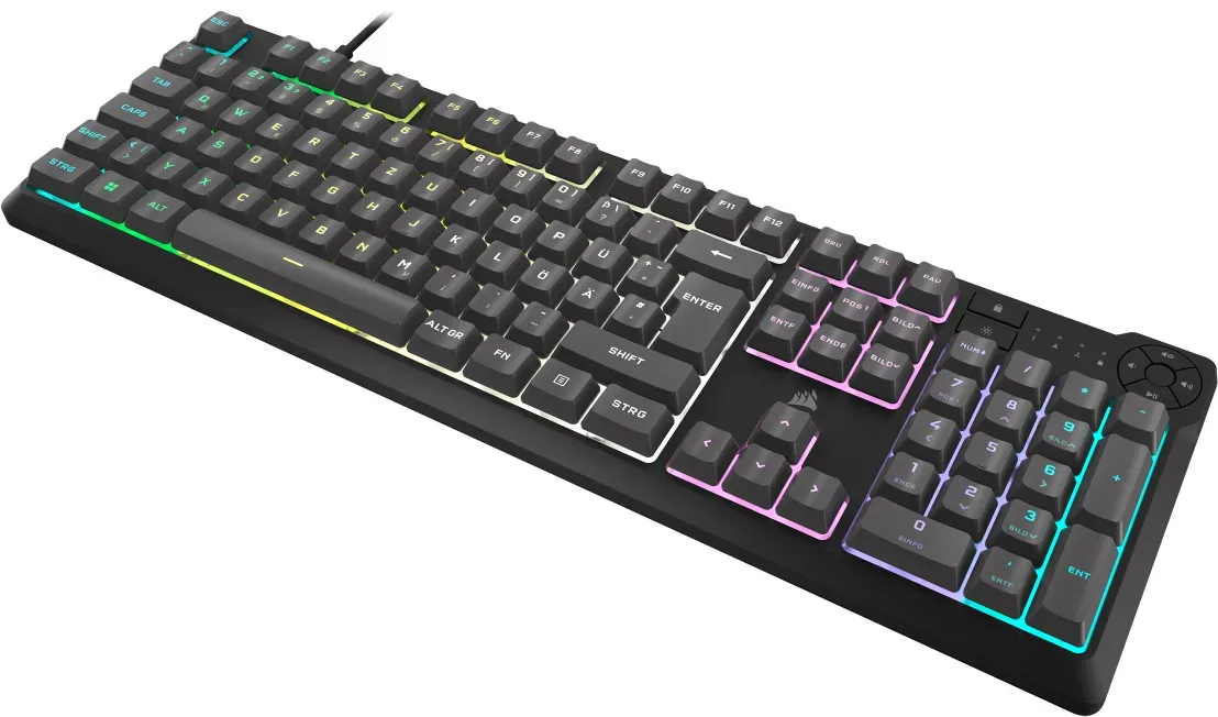 Bild von Gaming K55 CORE RGB, grau, USB, DE (CH-9226D65-DE)