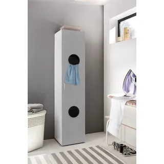 WIMEX Multiraumkonzept Wäscheschrank 40 x 40 x 185 cm grau