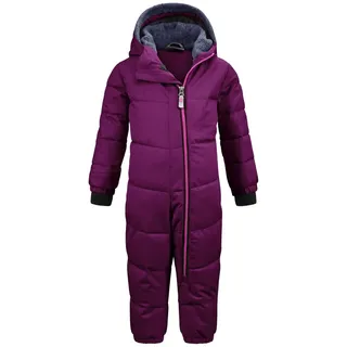 KILLTEC Skioverall Kinder Twinkly MNS ONPC B - Overall in Daunenoptik - Schneeanzug mit Kapuze - Winteranzug mit flauschigem Innenfutter, orchidee, 110/116