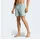 ESSENTIEL SHORTS kurze Länge Badeshorts hellgrau/weiß hellgrau/weiß S