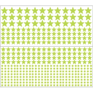420 Leuchtsterne Kinderzimmer, Leuchtsterne Sternenhimmel Leuchtende Stern Aufkleber Fluoreszierende Leuchtaufkleber Klebesterne Selbstklebend Leuchtsticker Kinderzimmer Aufkleber für Wände und Decken