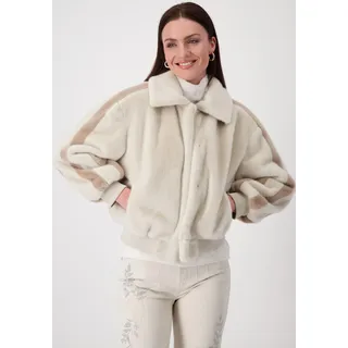 Monari Outdoorjacke, aus Fake Fur, beige