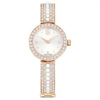 Swarovski Damenuhr Matrix Pearl Bangle Roségold / Weiß 5705406 - Gold