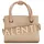 Schultertasche Beige
