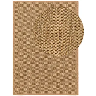 Kunstloft Sisalteppich Greta Cream 200x300 cm , Beige , Naturmaterialen , Beton Optik , Rechteckig , 200x1 cm , Gots , für Fußbodenheizung geeignet , Teppiche und Böden, Teppiche