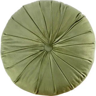 Kissen Ø 40 cm Rund Grün