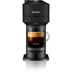 Nespresso Krups Vertuo Next XN910N Kaffeekapselmaschine, Krups Espressomaschine, verschiedene Größen, 5 Tassen, Centrifusion-Technologie, 30s, WLAN, Bluetooth, Mattschwarz