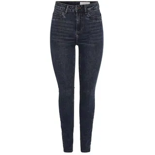 Noisy May Callie Skinny Fit Vi506db Hochtaillierte Jeans - Dark Blue Denim - 32 - 30