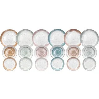 Tognana Sienna Tafelservice 18-tlg. für 6 Personen mehrfarbig