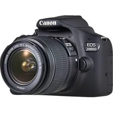 Canon EOS 2000D Kit EF-S 18-55 mm III + EF 75-300 mm III (18 - 55 mm, 24.10 Mpx, APS-C / DX), Kamera