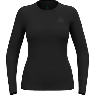 Odlo Natural 100% Merino Warm Langarm-funktionsunterhemd XS Black / Black