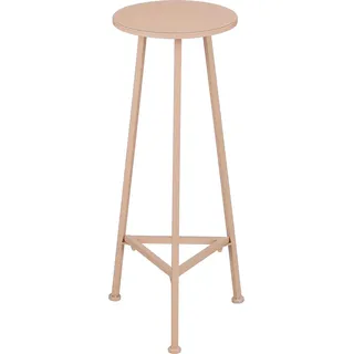 Mica Decorations Adine Pflanzenhocker - H80 x Ø30 cm - Metall - Hellrosa - Hellrosa