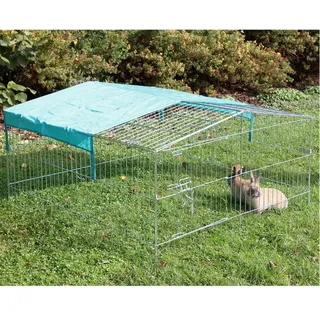 Kerbl Freigehege 115 x 115 x 60 cm grau