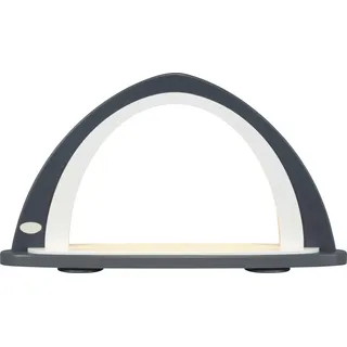 Leerbogen LED grau/weiß BxHxT 52,0x29,7x9,0cm NEU Schwibbogen Lichterbogen