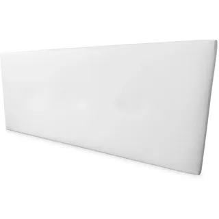 amuéblate online - Kopfteil Pisa gepolstert, hochwertiger Bezug aus hochwertigem Kunstleder, inklusive Beschlägen und Schrauben, Maße 145 x 60 cm (Bett mit 135/140 cm), Weiß