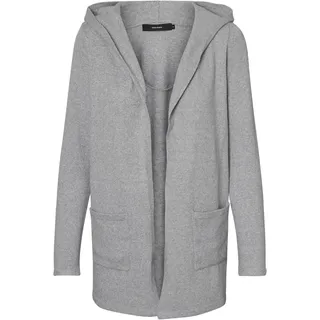 Vero Moda Doffy Open Strickjacke Light Grey Melange S