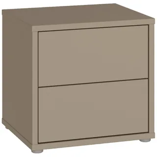 Forte Nachtschrank Alice Springs 49,8 x 41,5 x 47,9 cm Taupe