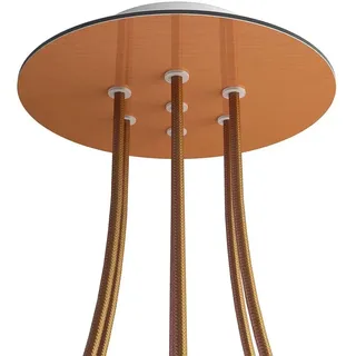 Creative Cables Kror207f108 Rose-one Rundes Satin Kupfer Rosé Set - Multicolor - 200 mm