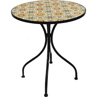 Mosaik Mosaiktisch Gartentisch Bistrotisch Tisch Ø60x70cm