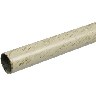 Gardinenstange LIEDECO "Fixmaß" Gr. 3, gold (weiß, goldfarben), L:200cm Ø:16mm, Metall, Gardinenstangen, Gardinenstange, 1-läufig im Fixmaß Ø 16 mm