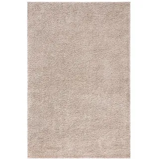 Carpet City City Shaggy Hochflorteppich 120 x 170 cm Beige