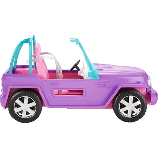 Barbie Strand-Jeep, Barbie Zubehör, Barbie Auto, Spielzeugauto, Barbie Fahrzeug - Violett