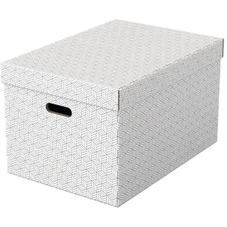 Esselte Aufbewahrungsbox 35,5 x 30,5 cm 3-tlg. weiß
