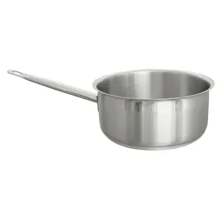 SCHNEIDER Stielkasserolle, Edelstahl, Stielkasserolle aus Edelstahl CNS 18/10 in absoluter Profi-Qualität, Volumen: 1,75 l, Höhe: 80 mm, Ø 180 mm